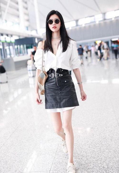 明星网红短袖女,明星网红短袖女生穿搭指南